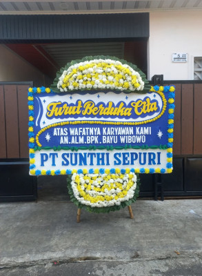 Papan Bunga Duka di Girikarto