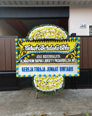 Papan Bunga Duka di Girikarto